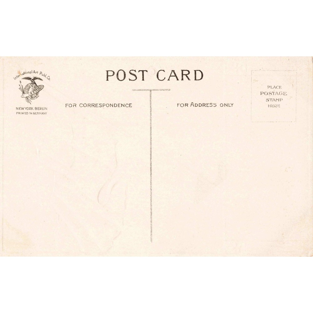 Antique Patriotic Postcard American Flag Star Spangled Banner Poem G Chapman VG - Picture 2 of 2